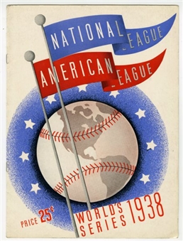 1938 World Series Program - New York Yankees at Chicago Cubs 